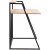 Lissa skrivebord 105 x 60 cm - Safir eik/sort