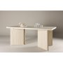 Bassholmen spisebord 180 x 90 cm - Whitewash