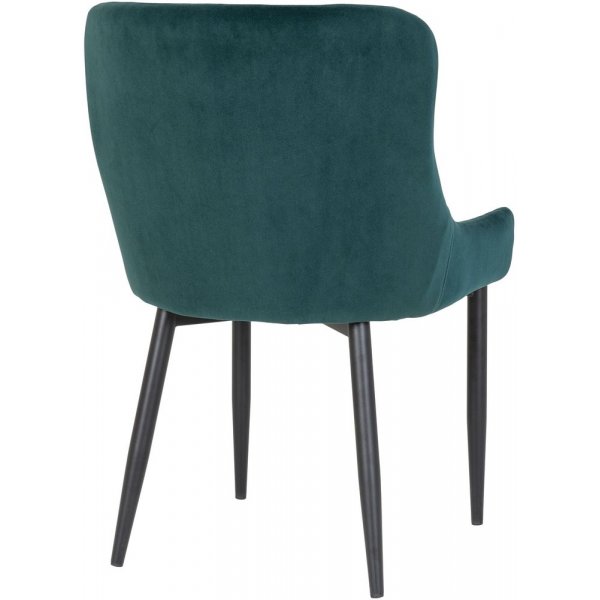 Boston spisestol - Grnn/Svart