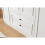 Lia garderobe 140 x 52 x 210 cm - Hvit
