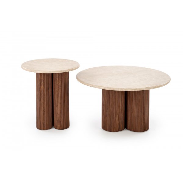 Lampebord Ø50 cm Mokka / Travertin Lampebord Ø50 cm Mokka / Travertin