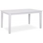Nidingen spisebord, 140 cm - Hvit + Flekkfjerner for mbler