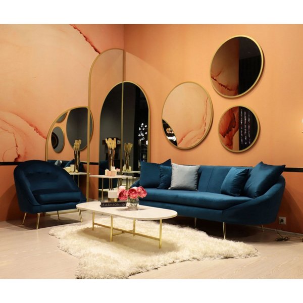 Matilda 3-seters sofa - Petroleumsbl