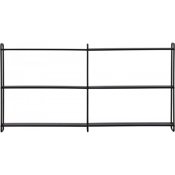 Lyon vegghylle 63 x 122 cm - Sort