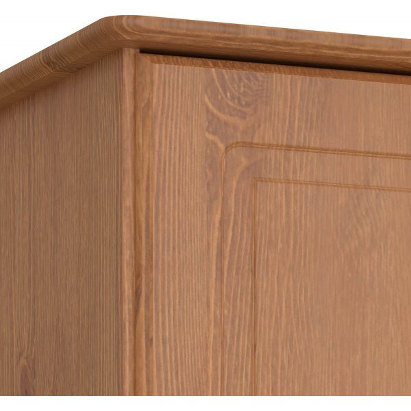 Richmond garderobeskap med 2 drer - Brun