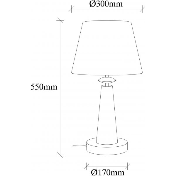 Pardo bordlampe - Antikk