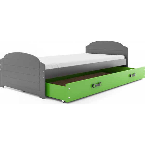 Helsingr juniorseng 90x200 cm (hvit eller gr farge)