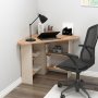 Hjrne skrivebord 80 x 80 cm - Furu/beige