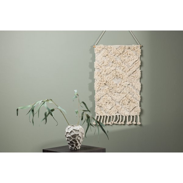 Hilda veggteppe 50x80 cm - Offwhite Hilda veggteppe 50x80 cm - Offwhite