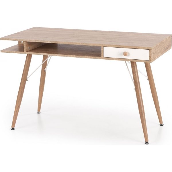 Miriam skrivebord 120x60 cm - Sonoma eik/hvit Miriam skrivebord 120x60 cm - Sonoma eik/hvit