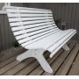 3-seters benk Lillesand - Hvit