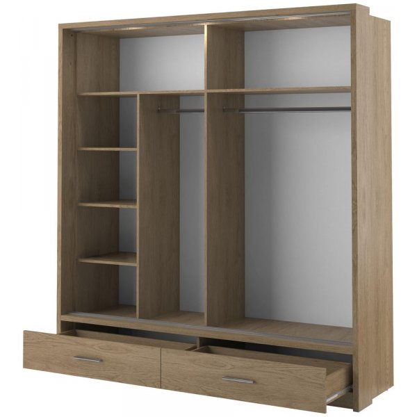 Mervyn garderobe - Shetland eik