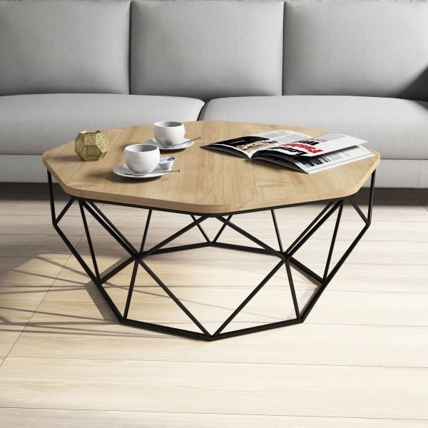 Diamond salongbord - Eik