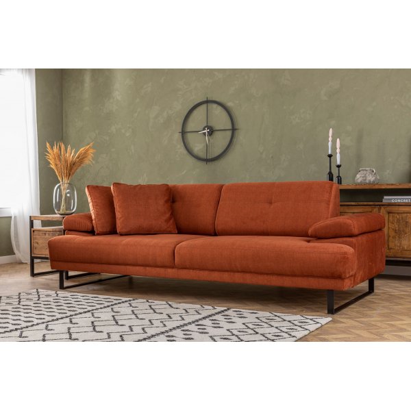 Mustang 3-seters sofa - Oransje Mustang 3-seters sofa - Oransje