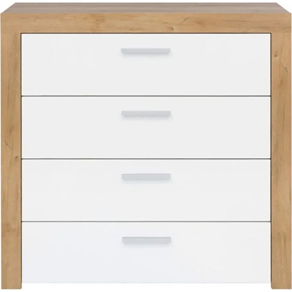 Balder kommode - Eik/hvit