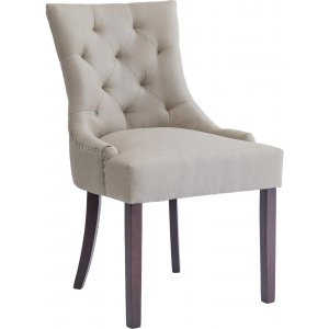 Tuva New Port stol med hndtak - Beige lin + Flekkfjerner for mbler