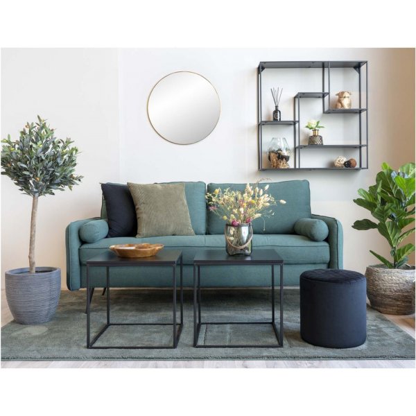 Hvite sidebord - svart + Mbelftter