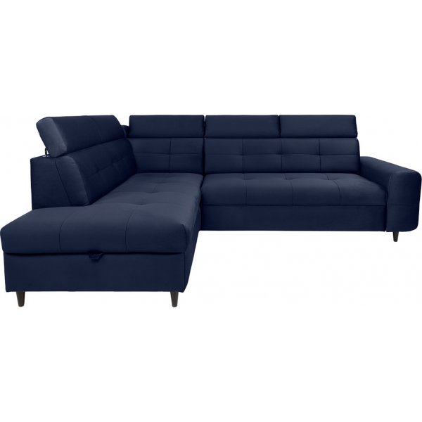 Matras hjørnesovesofa med åpen ende venstre - Blå Matras hjørnesovesofa med åpen ende venstre - Blå