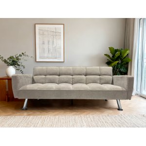 Sovesofa Visby - Beige stoff | 202 cm Sovesofa Visby - Beige stoff | 202 cm