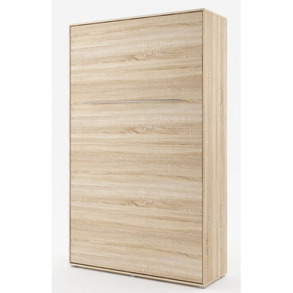 Sengeskap compact living vertikalt (120 x 200 cm fellbar seng) - Lys eik