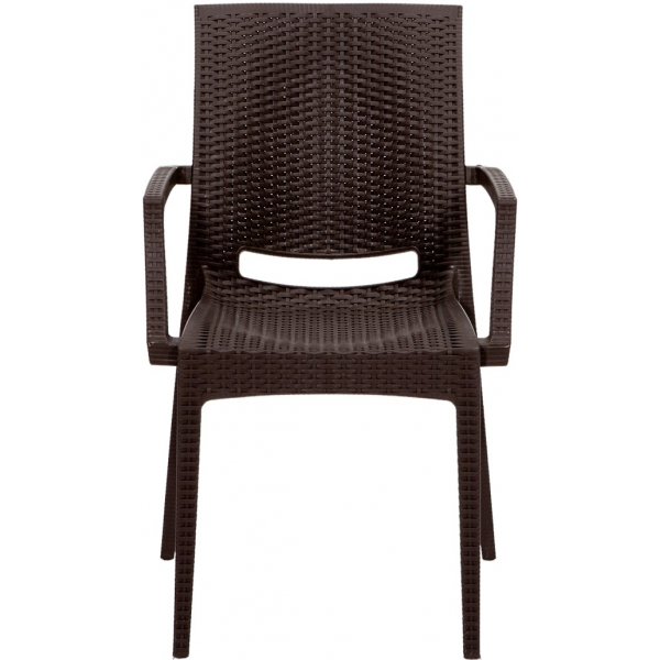 Meco uteservering gruppe med rammestoler - Brun Meco uteservering gruppe med rammestoler - Brun