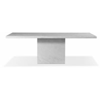 Pegani spisebord i hvit marmor - 215x110 cm Pegani spisebord i hvit marmor - 215x110 cm