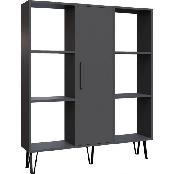 Peoria bokhylle - Antrasitt Peoria bokhylle - Antrasitt