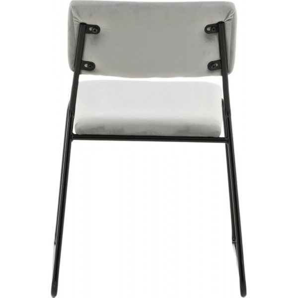 Frekvens stol - Lysegrå fløyel Frekvens stol - Lysegrå fløyel