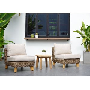 Bahamas salonggruppe 1 - Beige/teak