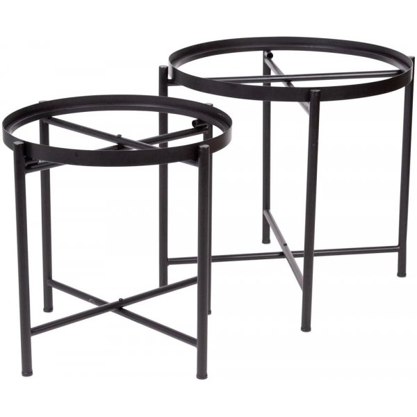 Satsbord Harper - Svart/speil Satsbord Harper - Svart/speil