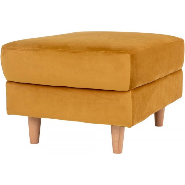 Bologna sittepuff - Gul/bøk Bologna sittepuff - Gul/bøk