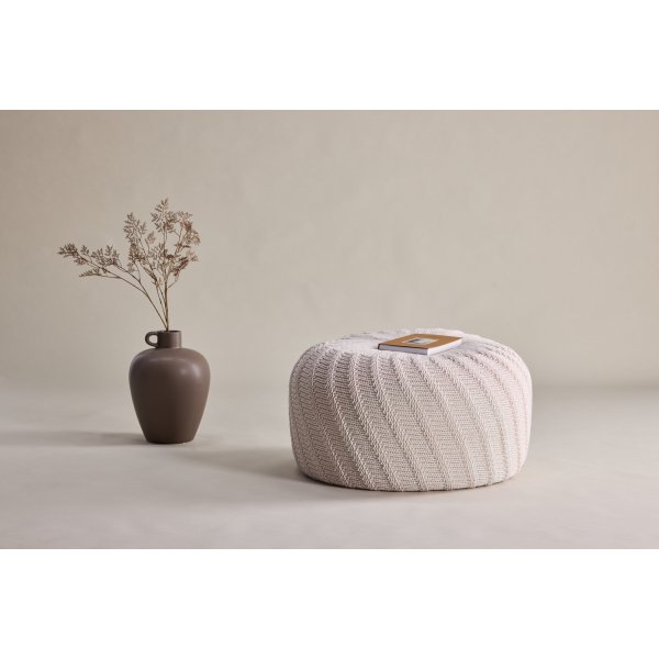 Ted puff Ø60 cm - Offwhite Ted puff Ø60 cm - Offwhite