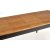 Shell spisebord 120-160 cm - Mørk eik/sort