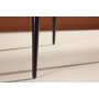 Natt spisestuestol - Beige flyel/svart