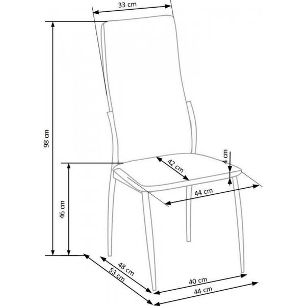 Almira spisestol - Vanilje Almira spisestol - Vanilje