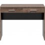 Nepo Plus skrivebord med 2 skuffer 100 x 59 cm - Mrk eik