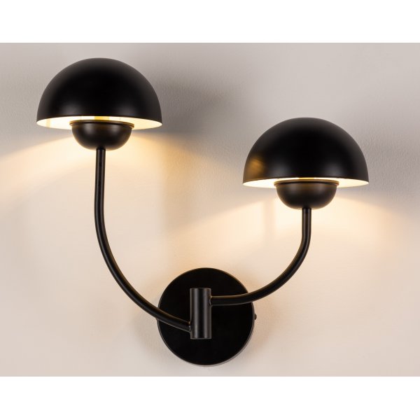 Lykkarna vegglampe - Sort Lykkarna vegglampe - Sort