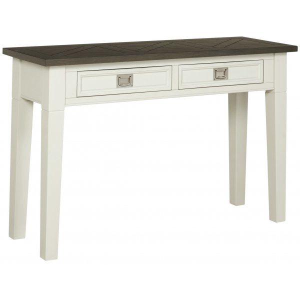 Marstrand avlastningsbord med 2 skuffer - Røykbeiset lakkert eikefinèr Marstrand avlastningsbord med 2 skuffer - Røykbeiset lakkert eikefinèr