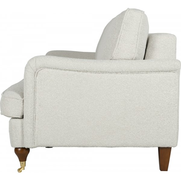 Howard Watford Deluxe 2-seters sofa i boucl + Tekstilpleie for mbler