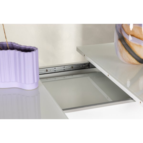 Pluto spisebord 120-160 x 90 cm - Hvit Pluto spisebord 120-160 x 90 cm - Hvit