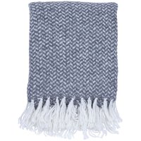 Pledd Siri 130x170 cm - Grå/hvit Pledd Siri 130x170 cm - Grå/hvit