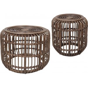 Edsta settbord - Brun + Mbelftter