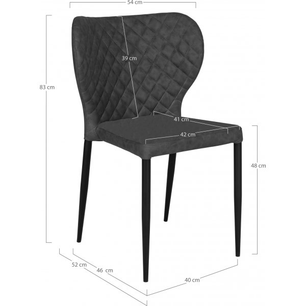 Pisa spisestuestol - Mrkegr