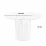Sandö spisebord Ø120 cm - Hvit / Terzzo Sandö spisebord Ø120 cm - Hvit / Terzzo