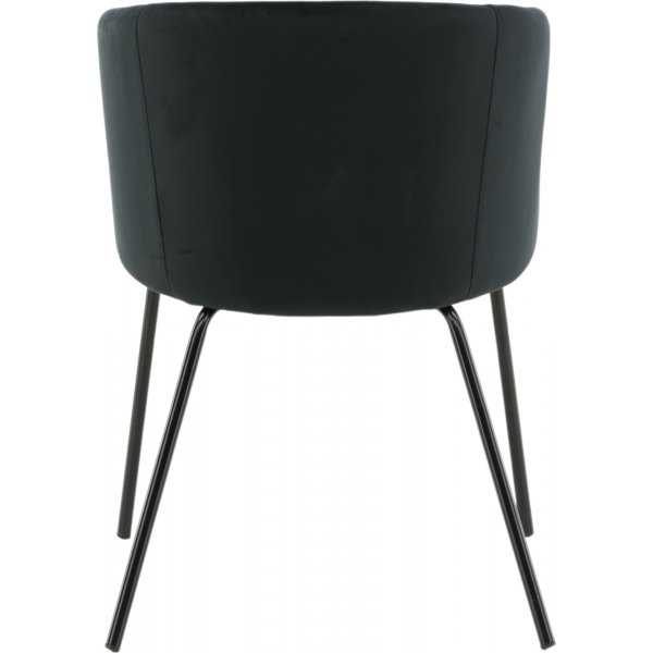 Tiber stol - Svart fløyel Tiber stol - Svart fløyel