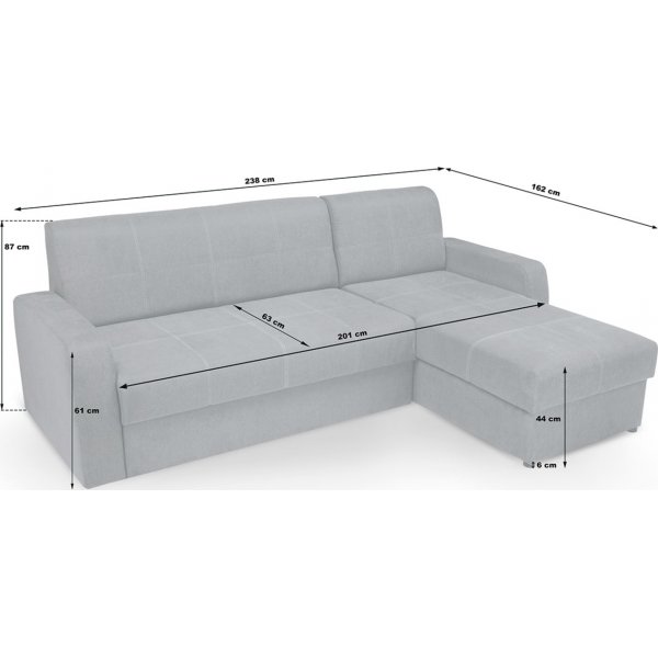 Kirsten sovesofa - Gr�