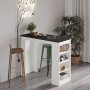 Style barbord - Hvit/svart Style barbord - Hvit/svart