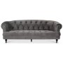 Chesterfield Winston 3-seters sofa - Gr flyel