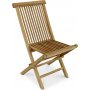 Spisegruppe med 4 stoler og spisebord 122 beige/teak - Merca/Salt
