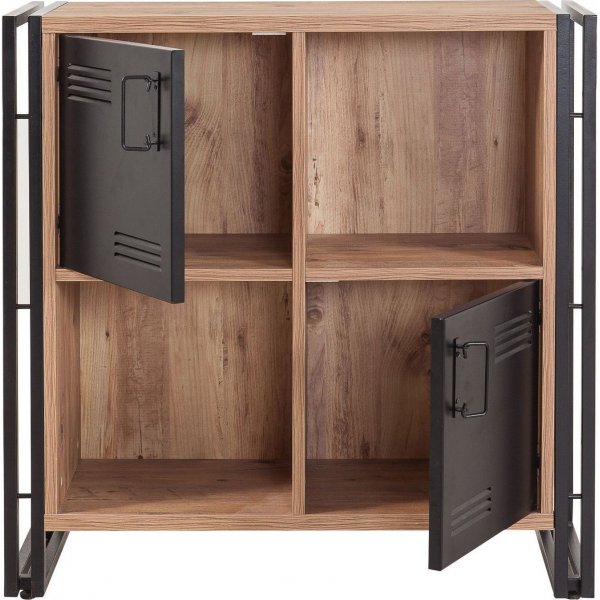 Cosmo Soft bokhylle - Furu/svart Cosmo Soft bokhylle - Furu/svart